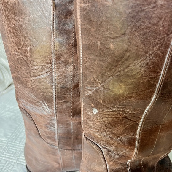 Frye Paige Leather Tall Riding Boots - Picture 4 of 7